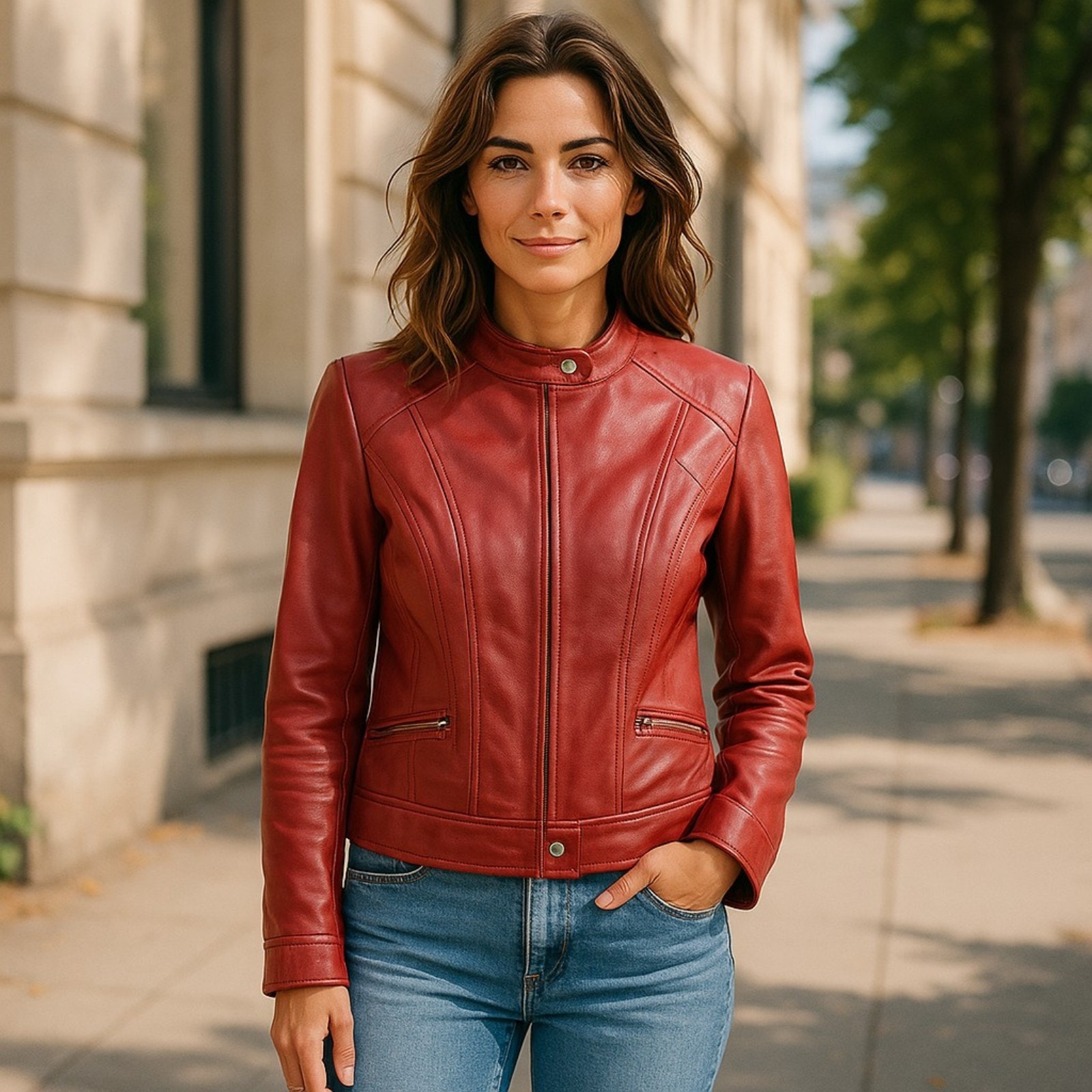 Wilsons Leather Red Jacket